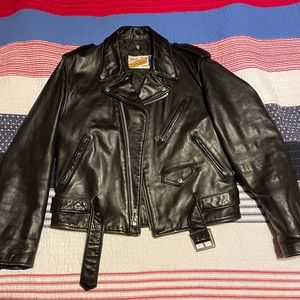 Black Schott Perfecto 118 Sz. 42